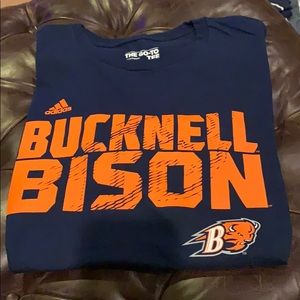 Bucknell Bison Adidas NWOT short sleeve tee in L
